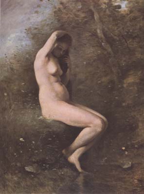 Jean Baptiste Camille  Corot Venus au bain (mk11)